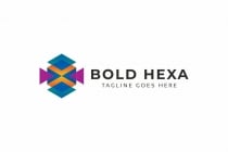 Bold Hexagon Colorful Logo Screenshot 2