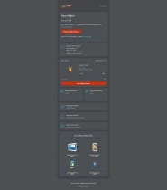 Dark Responsive Email Templates Screenshot 1