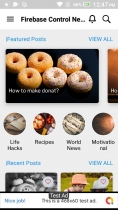 Firebase Control News App - Android Studio Screenshot 1