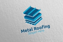 Real Estate Metal Roofing Logo Screenshot 5