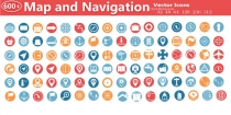 600+ Map and Navigation Icons Screenshot 4