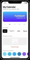 Calendar Widget - iOS 14 Widget App Source Code Screenshot 5