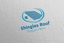 Real estate Shingles Roofing Logo Screenshot 5