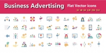 Business Advertising Vector Icons with Different s Screenshot 3