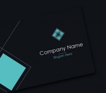 Flat And Dark Business Card Screenshot 4