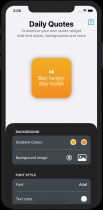 Quotes Widget - iOS 14 App With In-App Purchases Screenshot 7