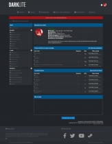 DarkLite MyBB Theme Screenshot 1
