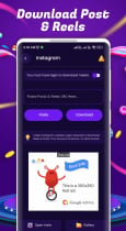 Reels Downloader For Instagram - Android Template Screenshot 2