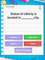 Educational GK Quiz - Android Source Code Screenshot 3