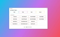 C# Forms Animations Library Screenshot 1