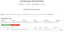 List Manager PHP Script Screenshot 8