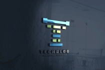 Technology Blog Letter T Logo Screenshot 1