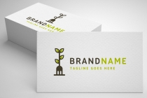 Eco Food Logo Template Screenshot 1