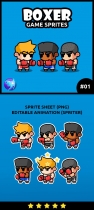 Boxer Game Sprites 01 Screenshot 1