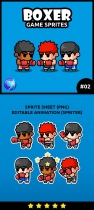 Boxer Game Sprites 02 Screenshot 1