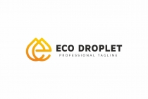 Eco Droplet E Letter Logo Screenshot 4