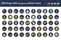 200+ Drugs Vector icon Screenshot 3