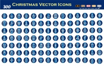 300 Christmas Vector icons Screenshot 3