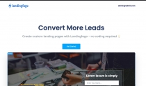 LandingFago - Landing Page Builder Open Source Screenshot 1