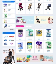 Baby Kids And Toys PrestaShop Template Screenshot 2