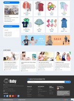 Baby Kids And Toys PrestaShop Template Screenshot 3