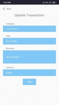 Income And Expense Manager Android App Source Code Screenshot 2