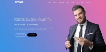 Intima - Responsive Bootstrap 4 Portfolio Theme Screenshot 1