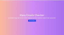 Asp.Net Mass eMails Checker Screenshot 1