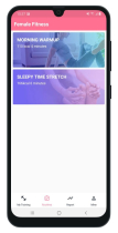 Female Fitness - Android App Source Code Screenshot 7