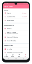 Female Fitness - Android App Source Code Screenshot 10