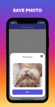 Instagram Saver - iOS Source Code Screenshot 3