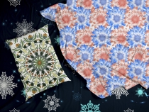 Seamless patterns - Flowers Food Snowflakes Fish Screenshot 4