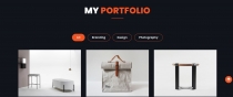 Tareq Personal Portfolio Bootstrap4 Template Screenshot 5