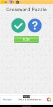 Crossword Puzzle Android Studio Screenshot 1