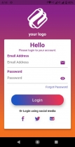 Flutter Login UI Screenshot 4