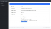 UK Company Lookup PHP Script Screenshot 3