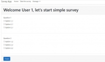 ASP.NET Core Survey Builder with Source Code Screenshot 2