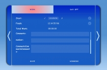 Responsive Calendar For Telework JavaScript Screenshot 5