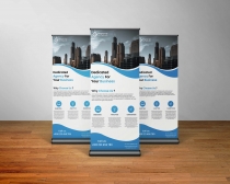 Professional Bluish Business Roll up banner Screenshot 2