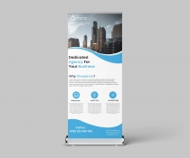 Professional Bluish Business Roll up banner Screenshot 3