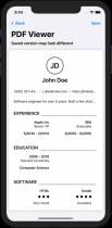 Resume Builder - SwiftUI source code Screenshot 5