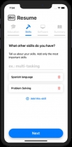 Resume Builder - SwiftUI source code Screenshot 9