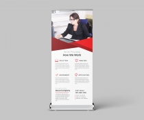 Modern Business Roll Up Banner Standee Template Screenshot 1