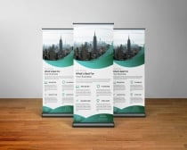 Green Corporate Business Roll Up Banner Template Screenshot 2