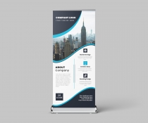 Modern Agency Business Roll Up Banner Template Screenshot 1