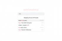 autoComplete.js - AutoComplete Library JavaScript Screenshot 2