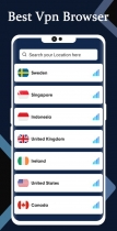 VPN Browser - Android Studio Project Screenshot 2