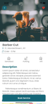 Salon Booking App React Native Screenshot 9