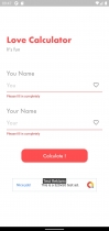 Love Calculator Flutter App Screenshot 2