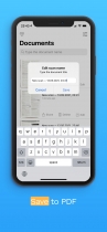 Doc Scanner App Source Code iOS Screenshot 3